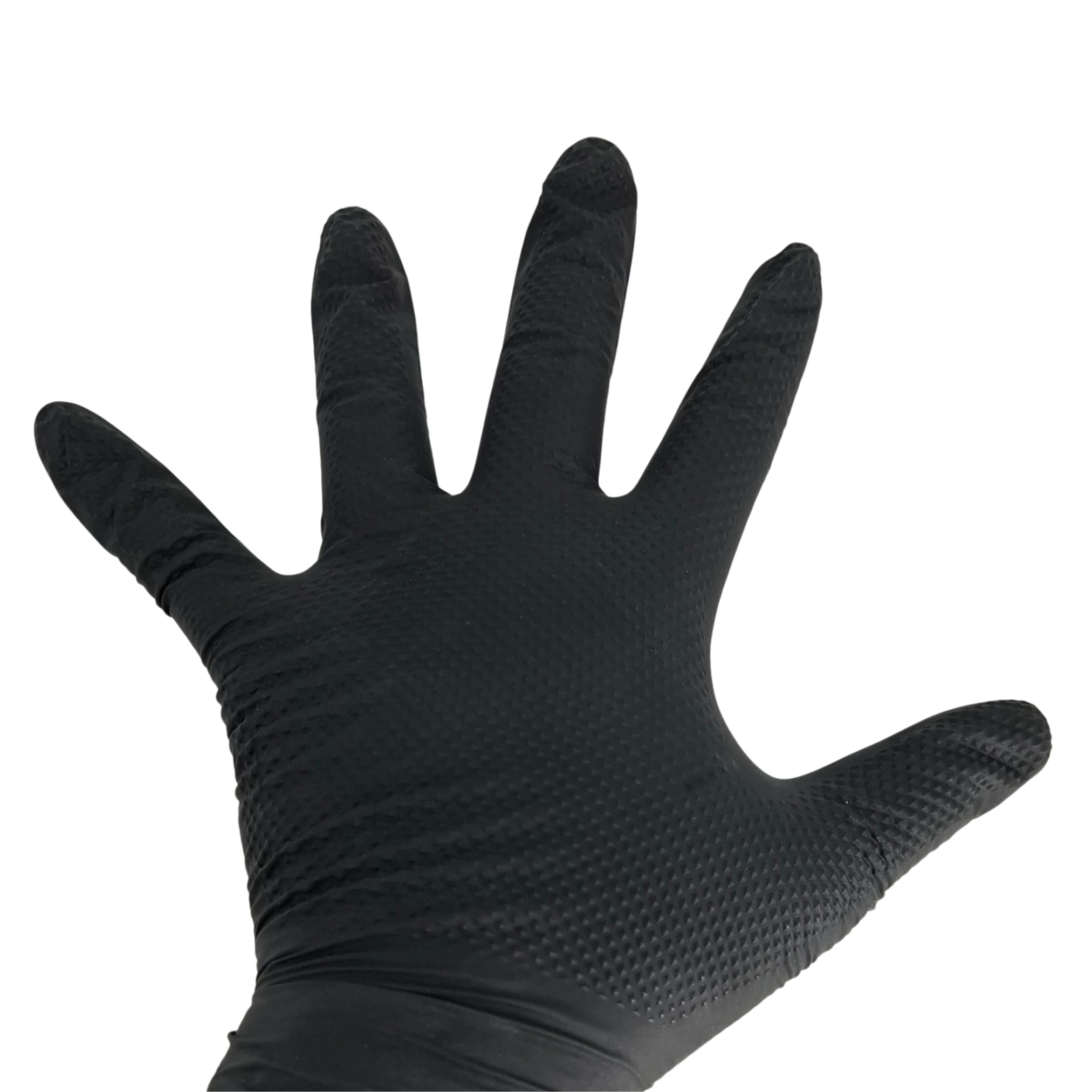 Arbeitsschutzhandschuhe Gr. 10 XL Gummi Nitril schwarz Box á 50 Stück (200, XL)