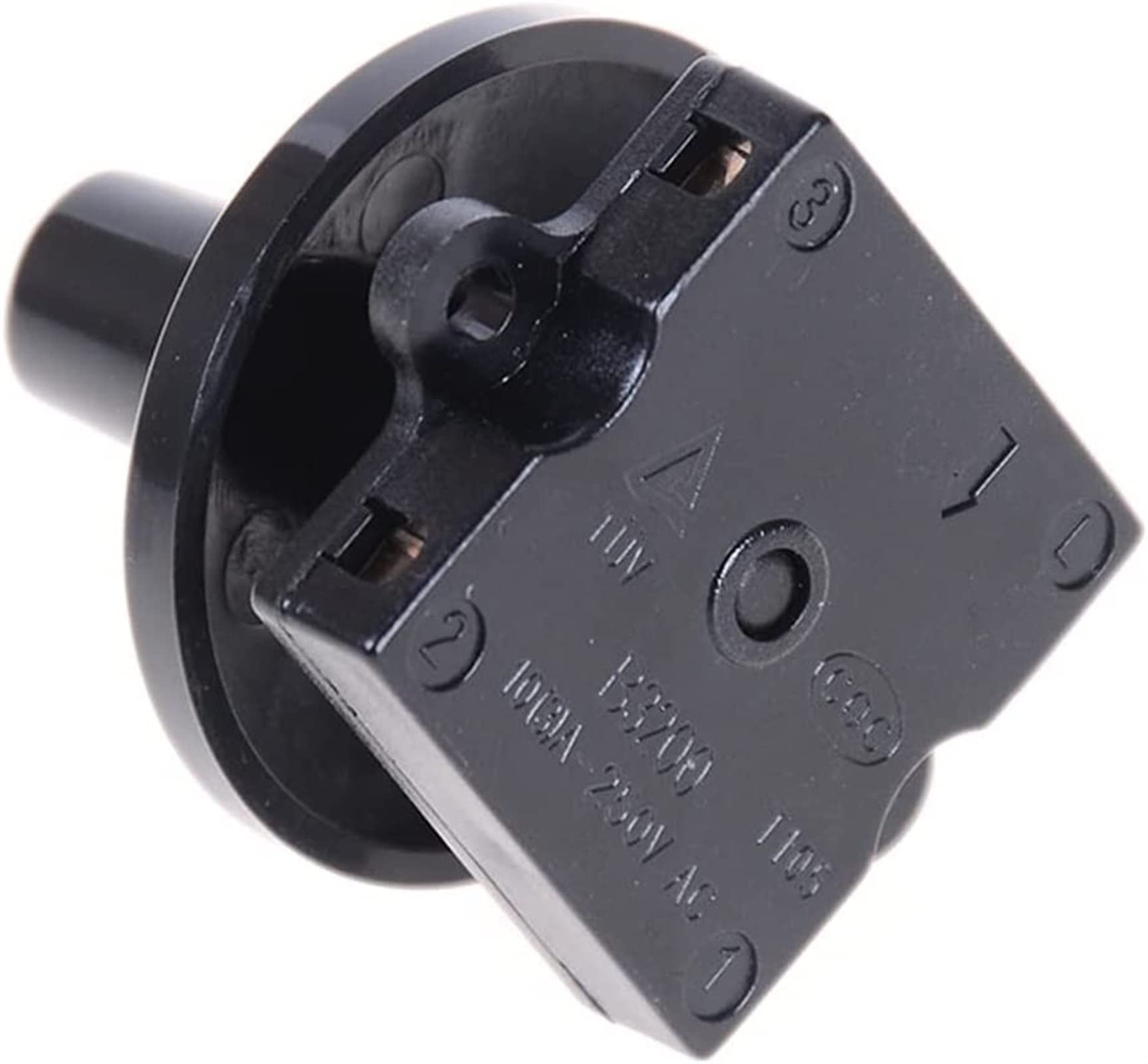 Schalter Encoder 3-Wege-4-Positionen-Wahldrehschalter for Lüfter 13A 120VAC mit Knopfschalter Zubehör für Industrieschalter