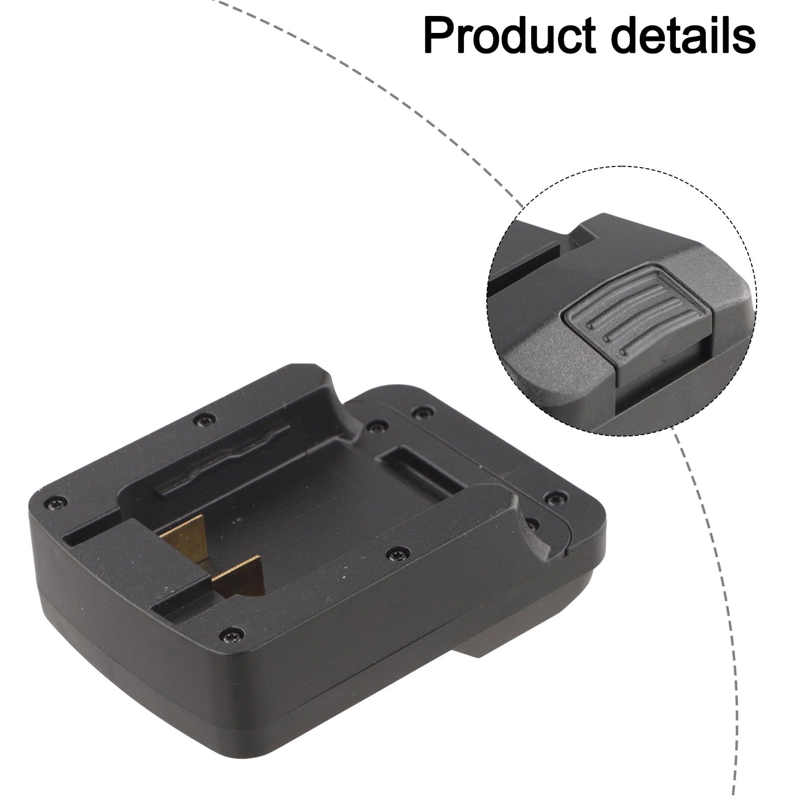 Adaptateur de batterie pour Parkside X20V Team, compatible avec Black+Decker BL1518 LBXR20 vers outils électriques 18 V/20 V