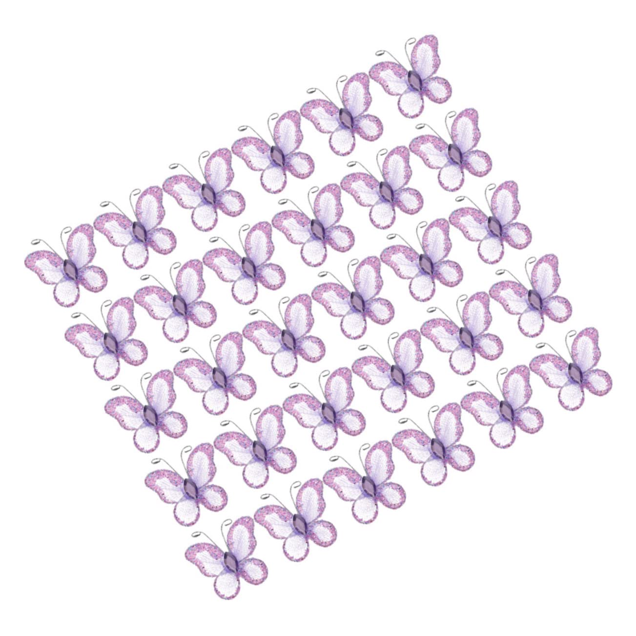 STOBAZA 300stücke Teiliges Schmetterlings-dekorationen Aus Verspielte Wanddekoration Für Hochzeiten Partys Und Bastelprojekte Glitzernde Applikationen Für Kreative Ideen
