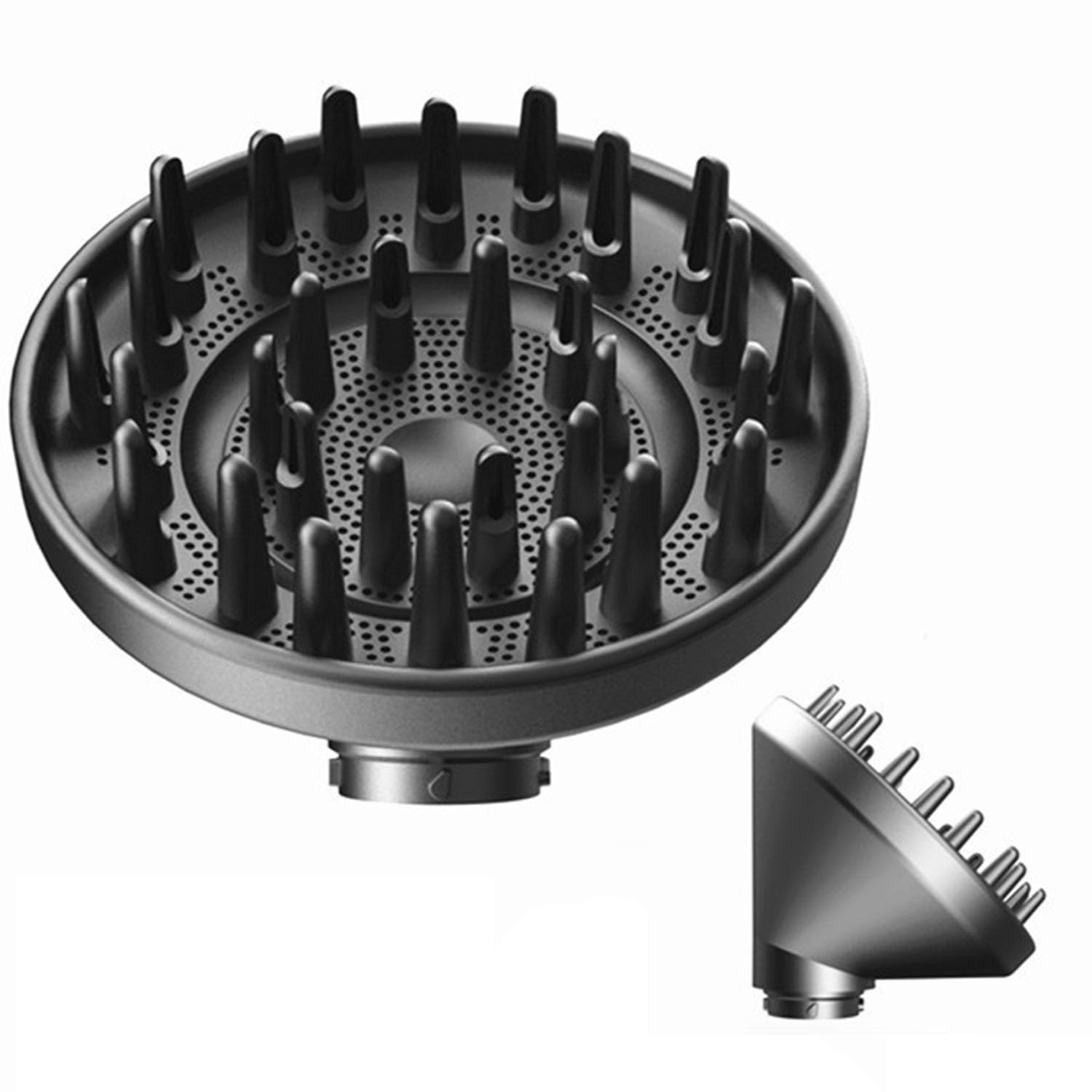 Hair Dryer Diffuser Compatible with Dyson for Airwrap, Converting for Airwrap Styler to Hair Dryer Diffuser Attachment, Grey