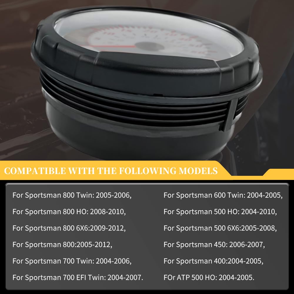 ATV Speedometer Gauge Cluster Compatible Fit for 2004-2008 Polaris Sportsman 400 450 500 700 800 Replace 3280431 3280482 3280528