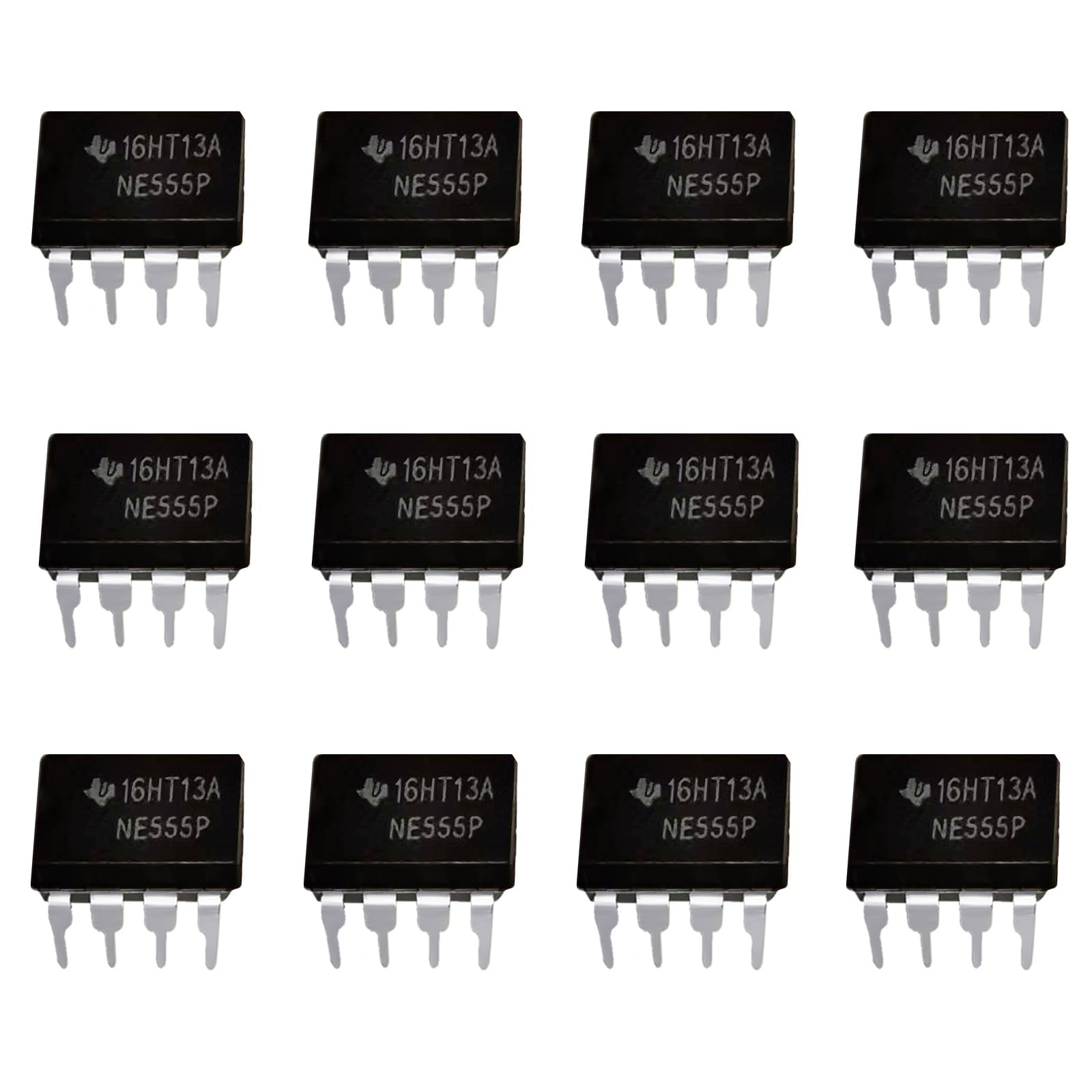 NE555 NE555P NE555N Precision Timer IC DIP-8 Pack of 12pcs for Electric DIY