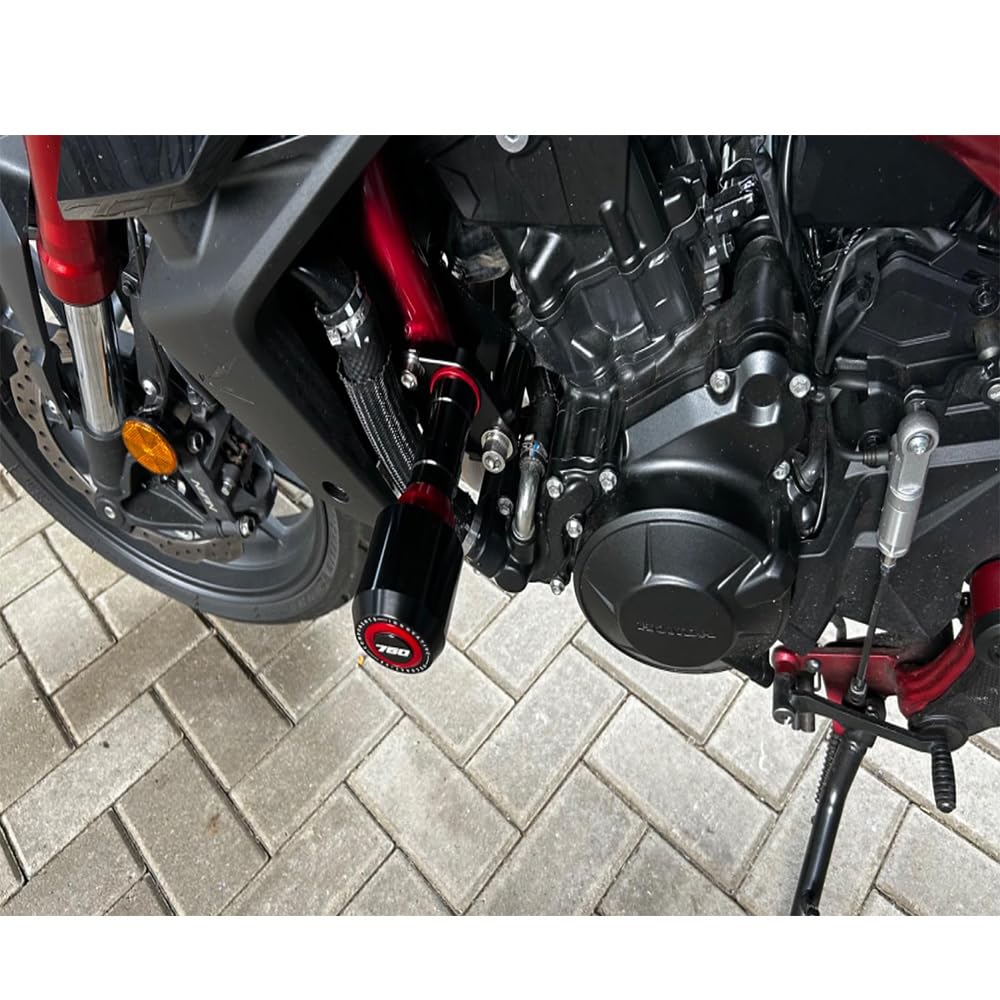 Modeer Slider Crash CB750 ochrona antykolizyjna rama motocyklowa 2022/2023 czerwone