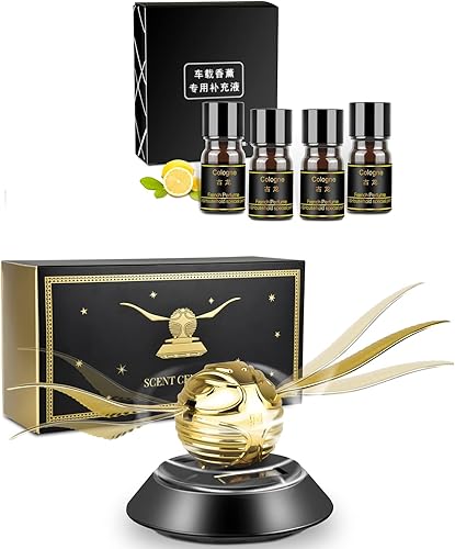 Kwak's Ambientadores solares para automóvil, ambientador solar para automóvil con 4 botellas adicionales de repuesto para ambientador solar para