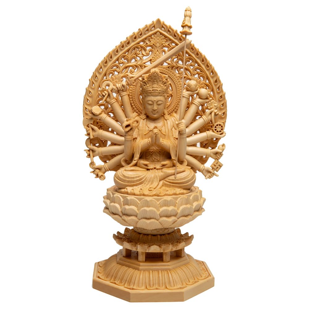 SAMCIOI Desktop Figurines Office Desktop Decoration Large Buddha Statue Interior Ornaments Office Decorations
