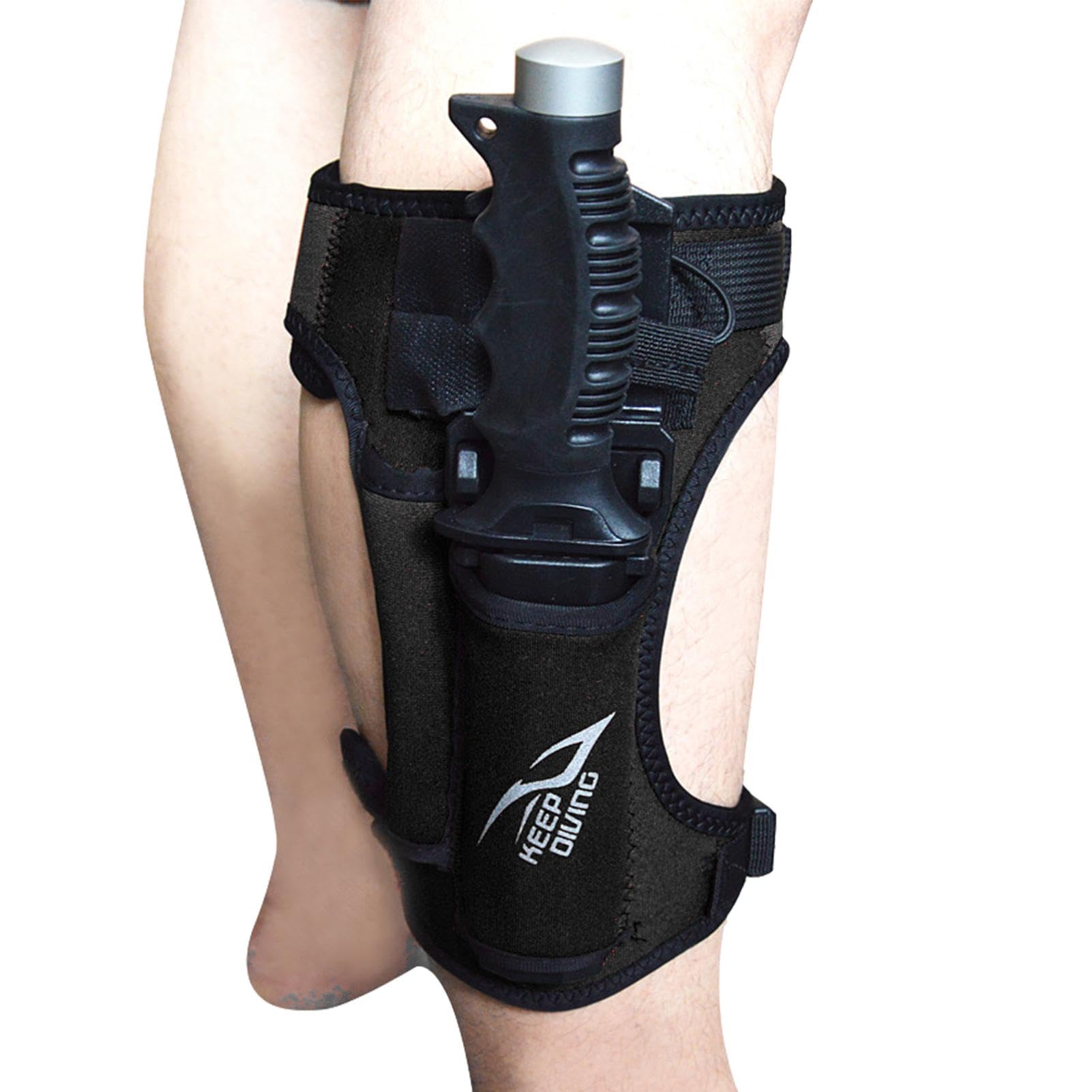 Funda para cortador de buceo, funda de cuchilla de buceo, juego de cortador de piernas de buceo, juego de cuchillas de buceo, funda de acero inoxidable para esnórquel, uso al aire libre, buceo