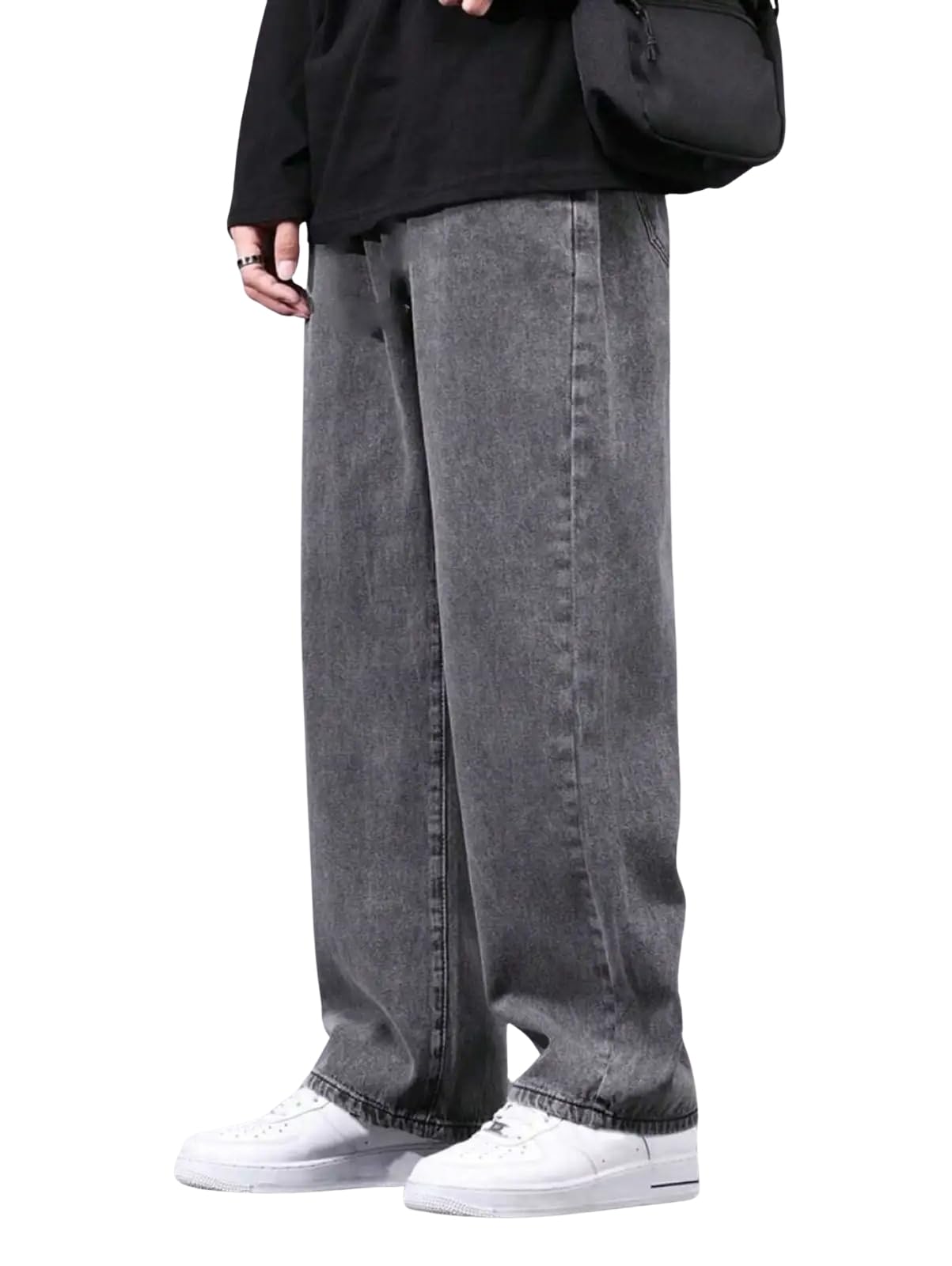jaar Men’s High‑Rise Baggy Fit Jeans – Relaxed Loose Fit Denim Pants for Urban Street & Casual Wear-picture-46
