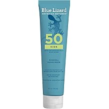 Blue Lizard Kids Mineral SPF 50 Sunscreen Lotion, 100% Mineral, Children&rsquo;s Sunscreen, Water-Resistant Formula, Paraben-Free, Fragrance-Free, 5 fl oz