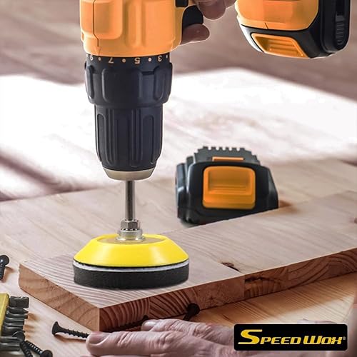 Miniatura 25 de SPEEDWOX Almohadilla de esponja suave de 2 pulgadas con gancho y bucle, paquete de 5 almohadillas de espuma suave, esponja de lijado, almohadilla