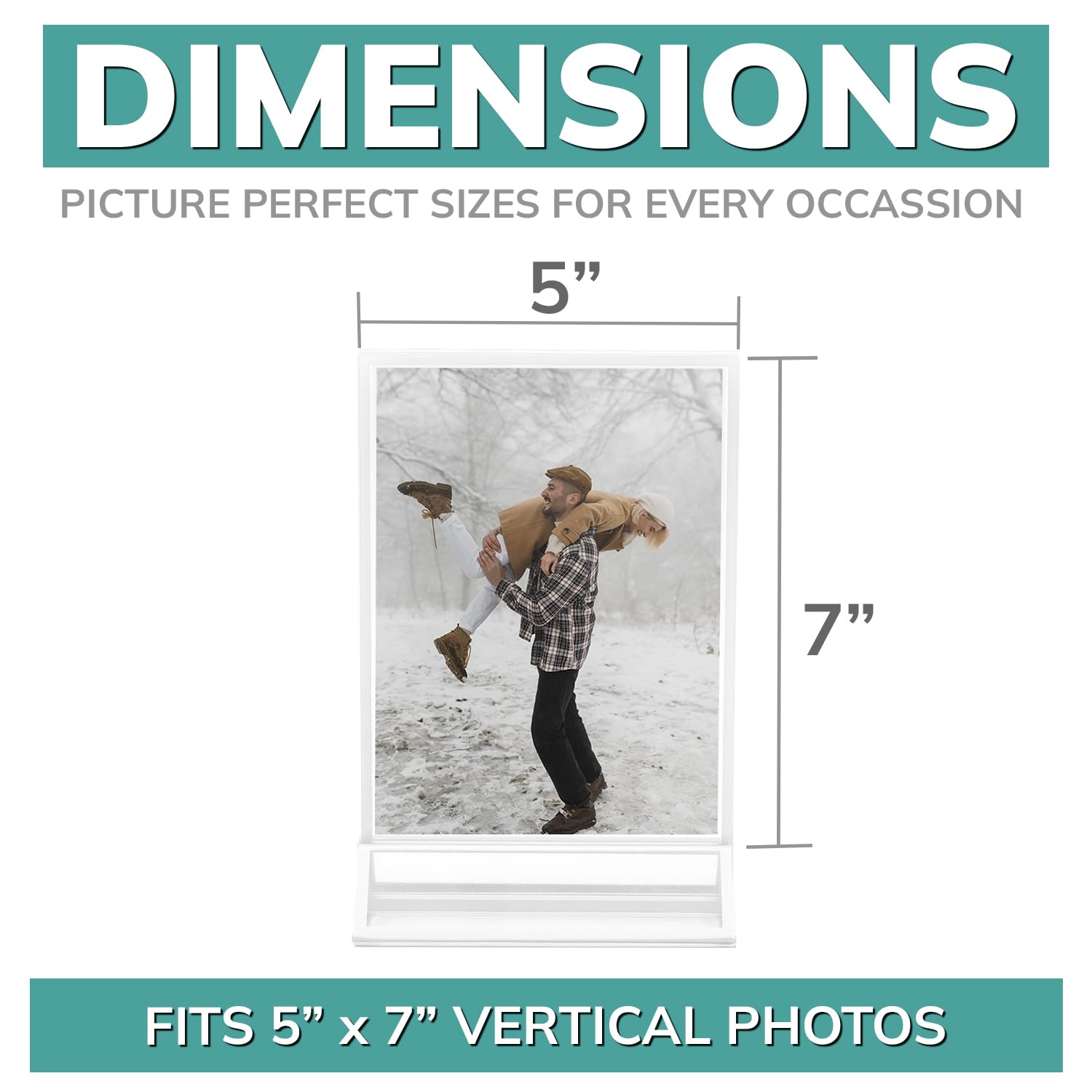 Amazon.co.jp: フォトブースフレーム - 5 x 7インチ 耐久性 クリスタル