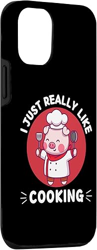 Miniatura 6 de iPhone 12 mini Kawaii Cute Pig I Just Really Like Cooking Kawaii Aesthetic Case