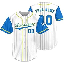 Customized National Team Baseball Jersey Custom Pinstripe Shirt Personalized Name Number for Men/Women/Youth