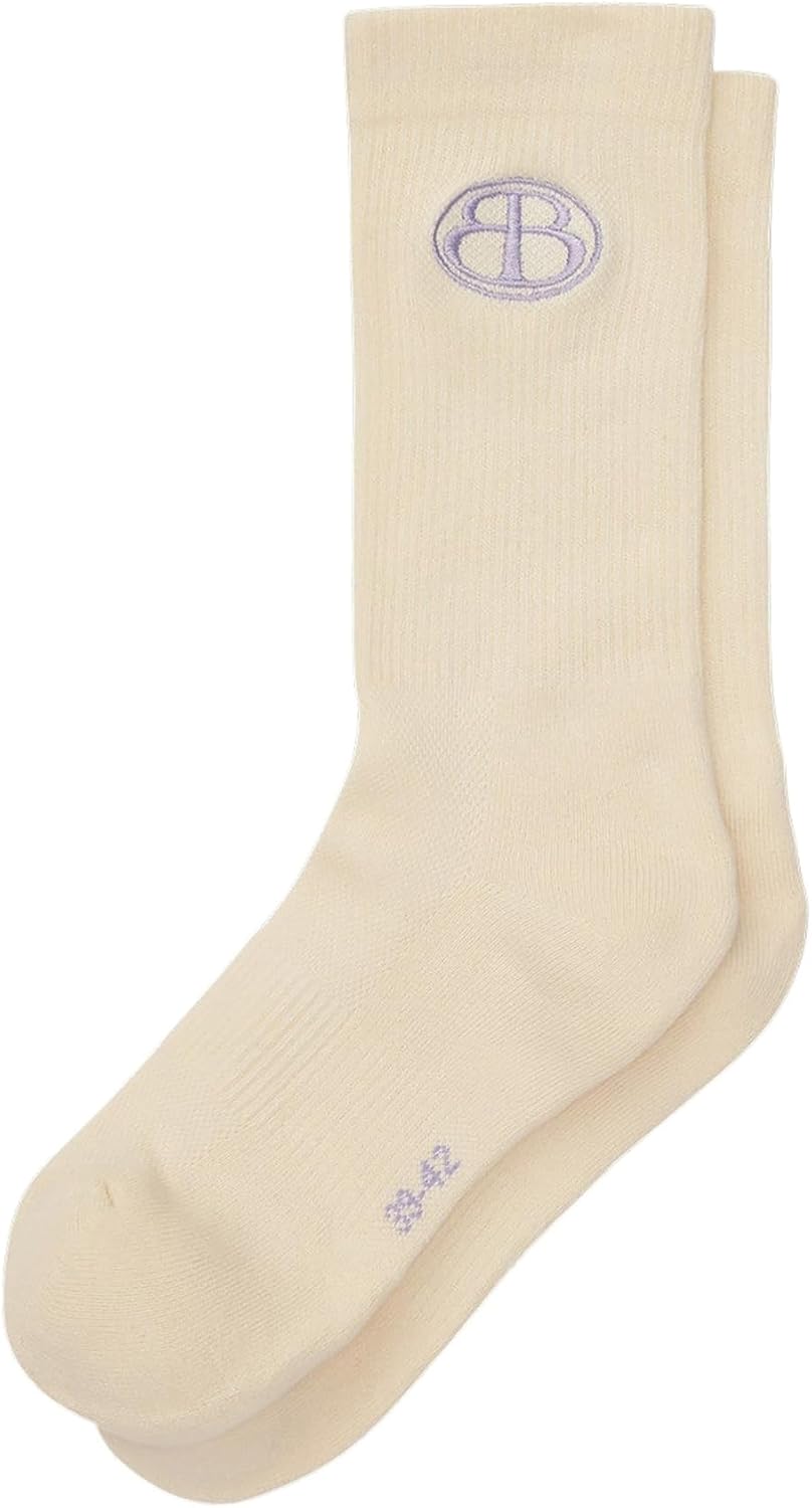 Organic Basics Unisex Core Butterfly Crew Rib Socks