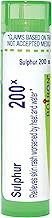 Boiron Sulphur 200X for Skin Rash Worsened by Heat & Water - 80 Pellets