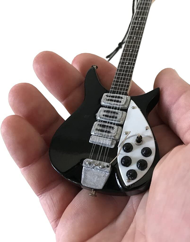 Mini guitare pour sapin de Noël et ambiance musicale chaleureuse