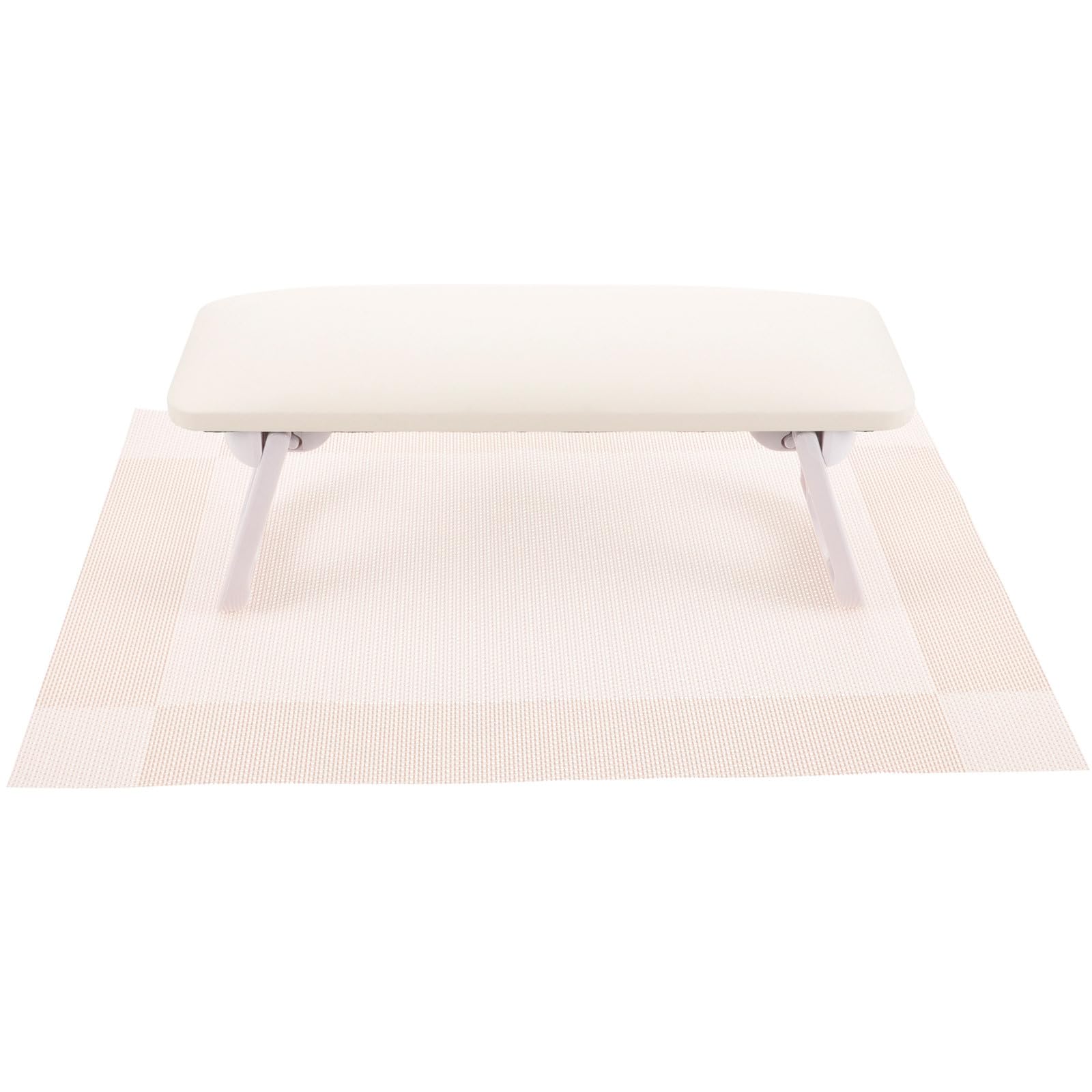 MAGICLULU Cuscino Poggiamani per Manicure Art in Materiale Morbido Latteo, Poggiapolsi Rettangolare Regolabile, Supporto Ergonomico per Saloni di Bellezza e Uso Domestico