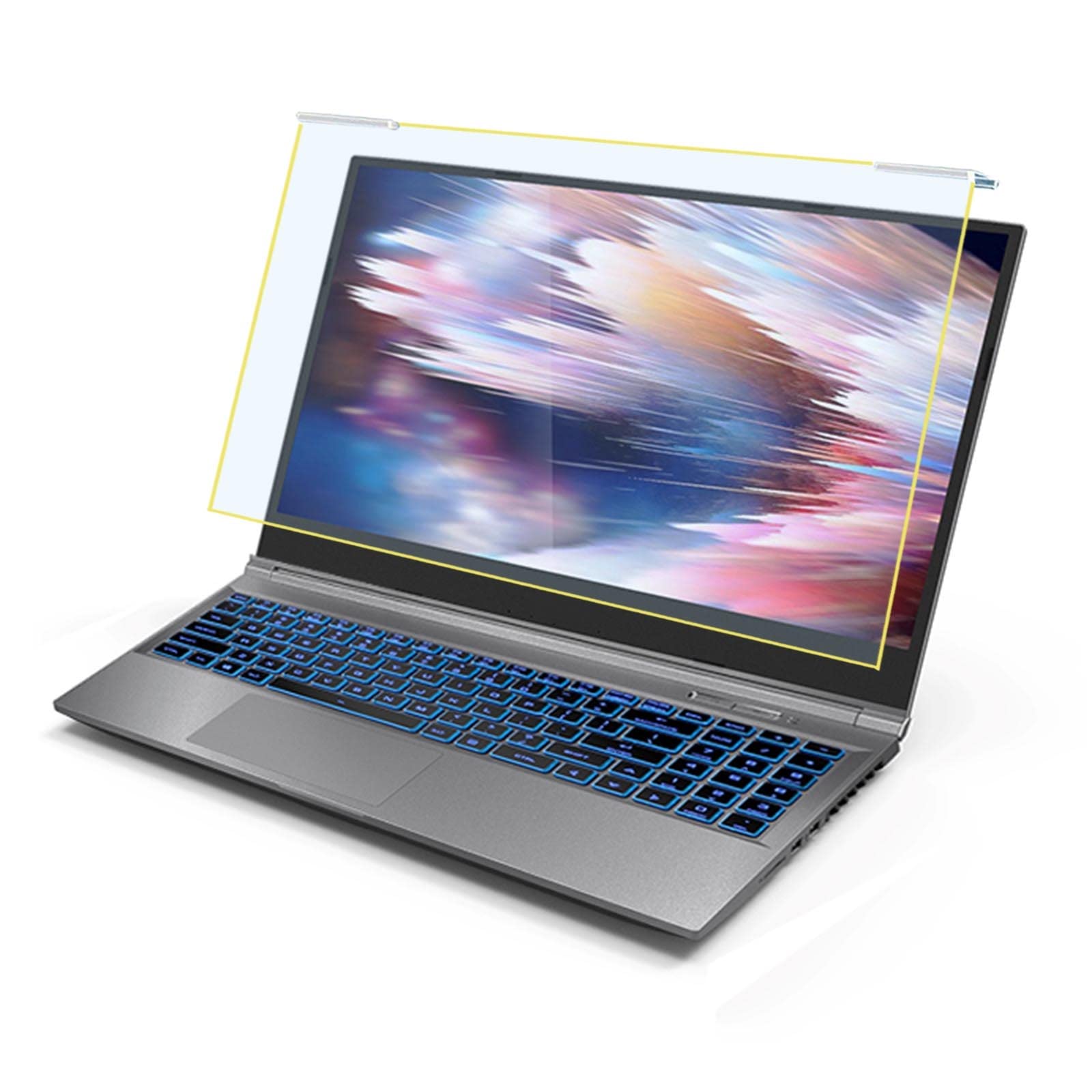 Pellicola Protettiva per Schermo Portatile Tipo Appeso, Filtro Anti-Luce Blu, Filtro Anti-UV Dannoso per Computer per La Protezione degli Occhi, Pellicola Protettiva Tras,Diagonal-17in/43.2cm