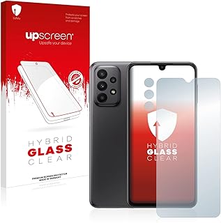 upscreen Screen Protector Film compatible with Samsung Galaxy A23 5G (Front+Camera) - 9H Glass Protection, Extreme Scratch Resistant