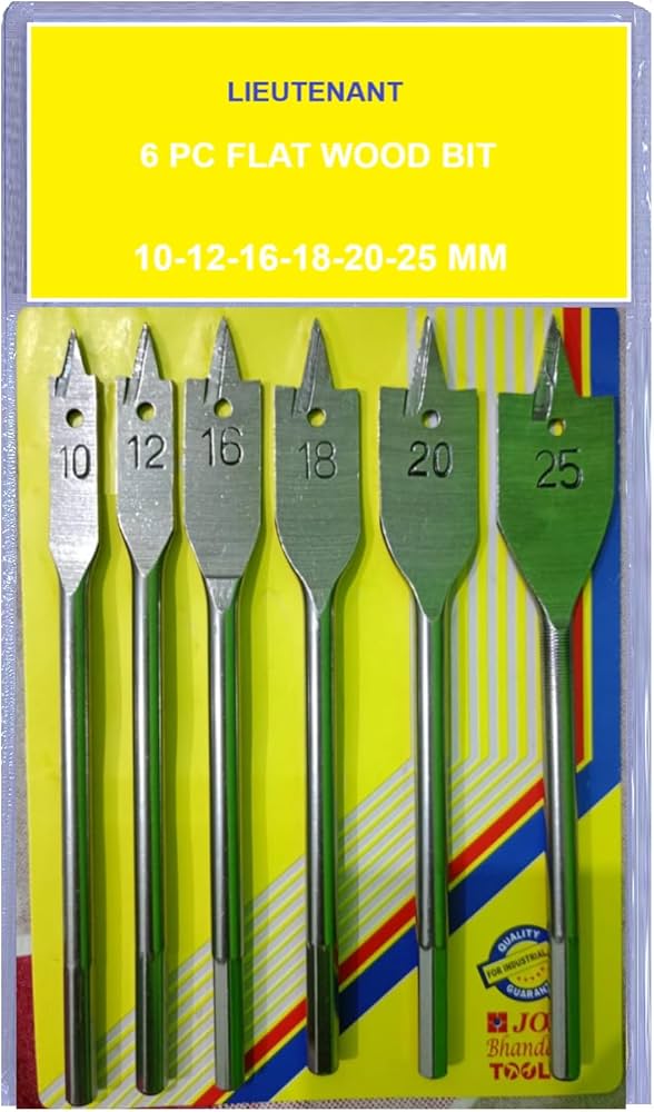 DeWALT DW1587 Spade Bit Set, HeavyDuty, 6Piece, Carbon, 49 OFF
