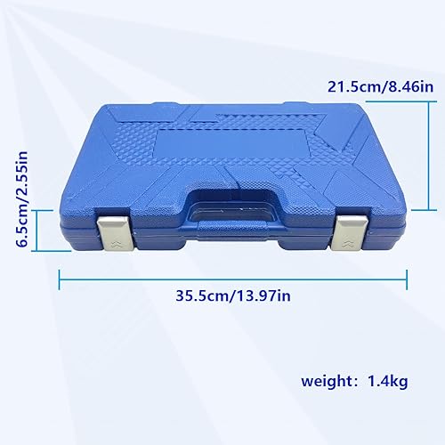 Miniatura 9 de ZKTOOL Probador de compresión digital LCD automotriz, medidor de compresión digital de 250 PSI, kit de adaptador de probador de compresión de motor