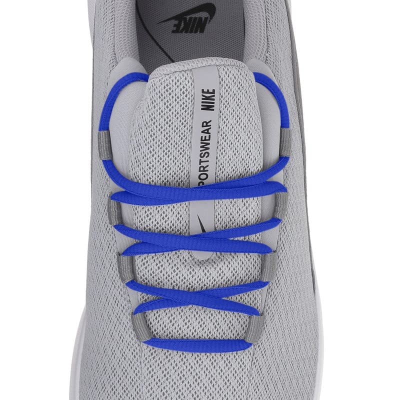 Image of PANGAEA Oval Shoe Laces for Sneakers, Half Round Athletic Shoestrings for Running Basketball Trainer Shoes, 1 /4 inch