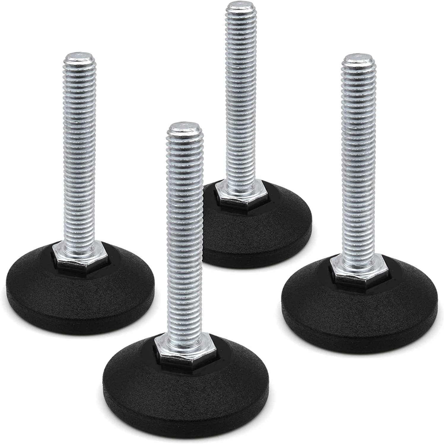 KAISERTHAL Stop voor vierkante buizen 25x25 mm kunststof zwart met lamellen, 4 st kopen