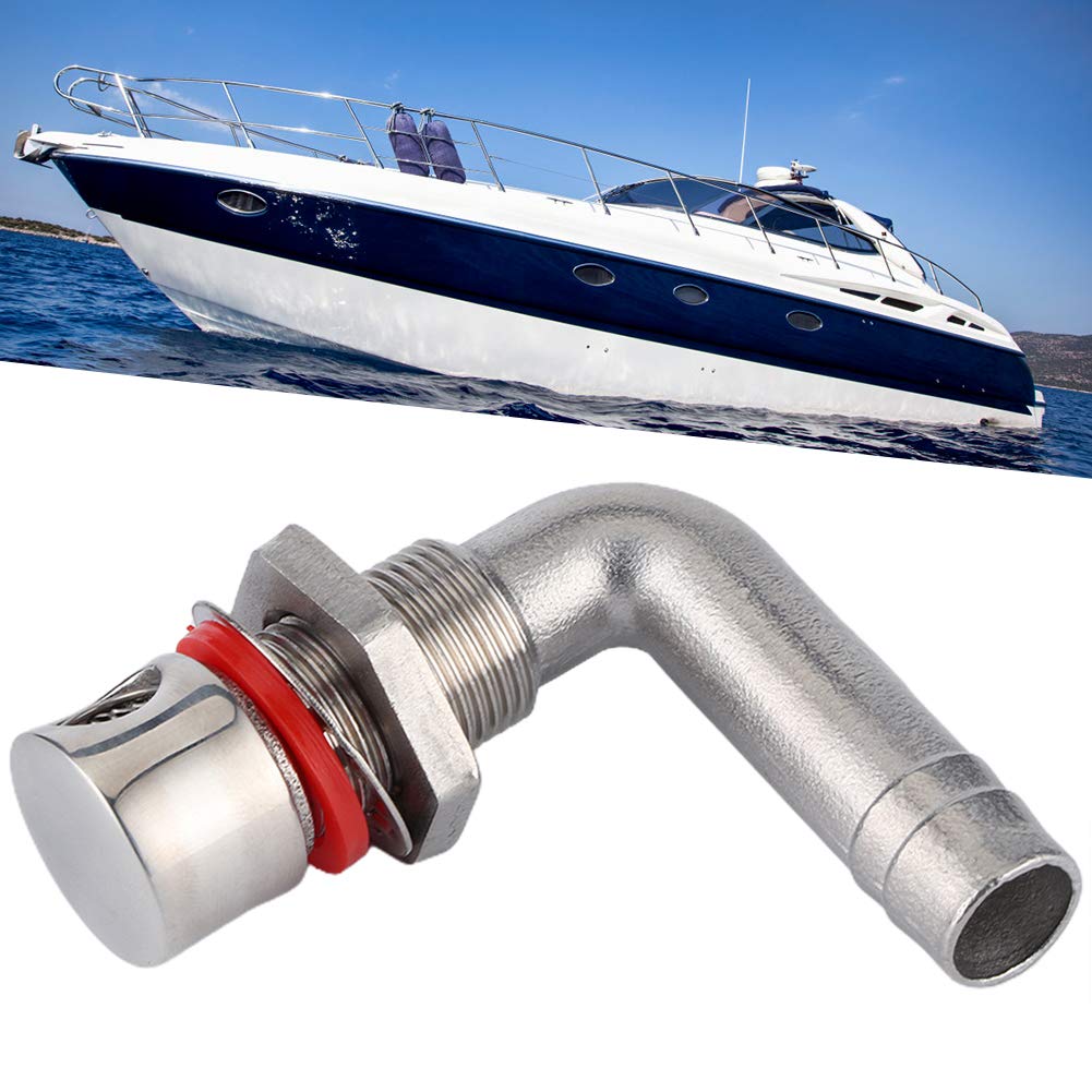 Soupape de mise à l'air libre du réservoir de carburant, aucun perçage de l'aération du réservoir de gaz de carburant Meulage fin polissage miroir pour navires pour yachts pour la(pliez)