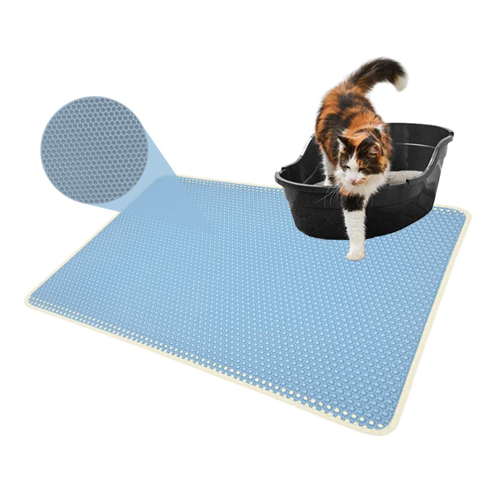 Tapis de litière pour chat imperméable et facile à nettoyer