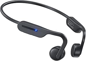 Bone Conduction Headphones, Open Ear Headphones, Superior Sound Wireless Bluetooth Running Headphones 10H Playtime, Comfortable Fit Waterproof for Music, Workouts, Travel asin的图片