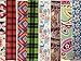 IawoaVinyl 12-Inch-by-12-Inch Printed Pattern Outdoor Vinyl Grab Bag, Pack of 6
