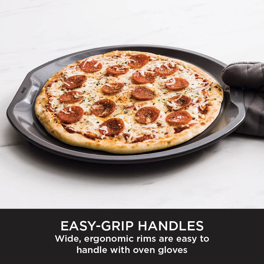 Ninja Foodi ZEROSTICK Pizza Tray 33cm, Non-Stick, Long Lasting Heavy Duty Pizza Tray made from Aluminised Steel - Image 2