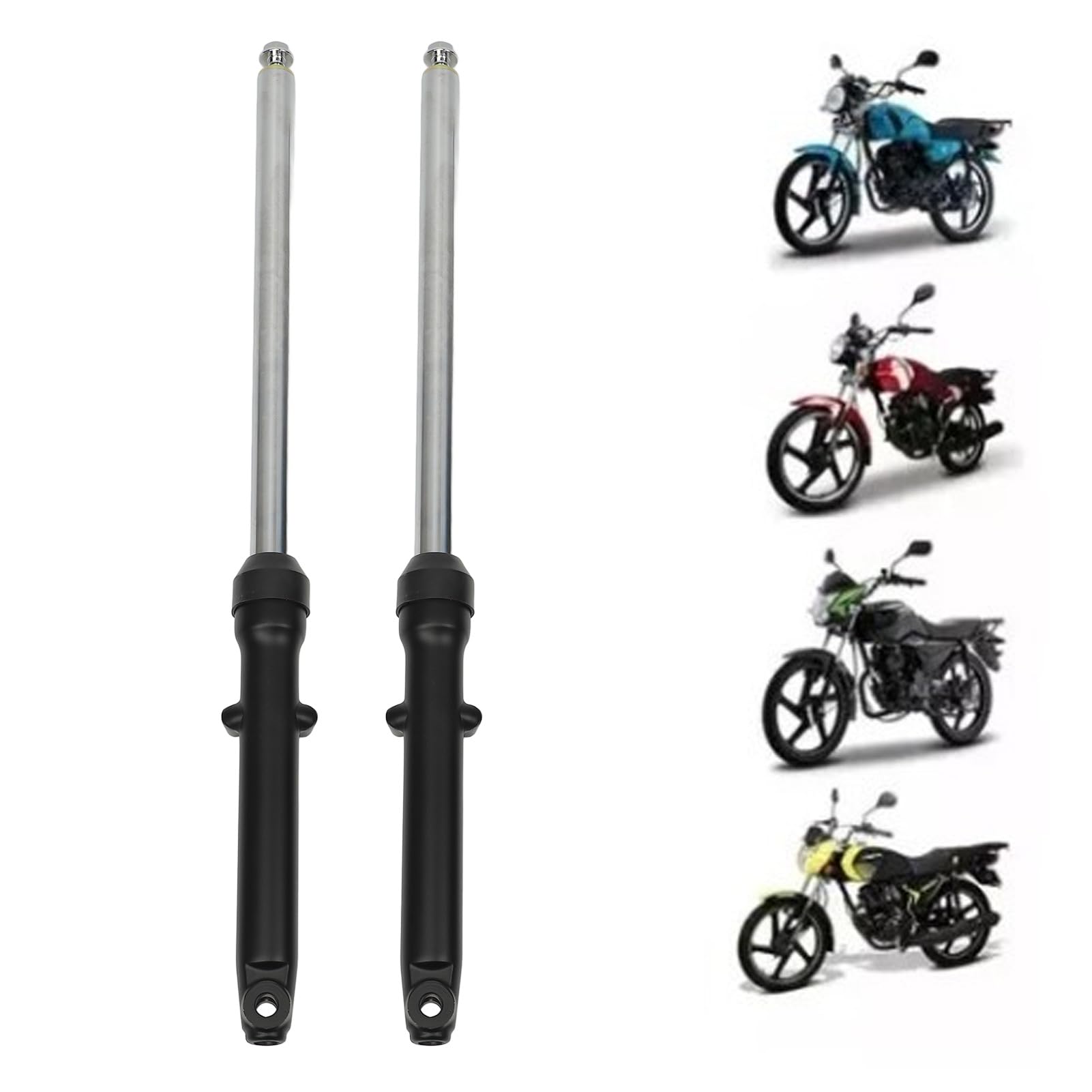 2 szt. amortyzatorów motocyklowych, poprawiony komfort jazdy, stal o wysokiej wytrzymałości, zamiennik do Ft150 Ts