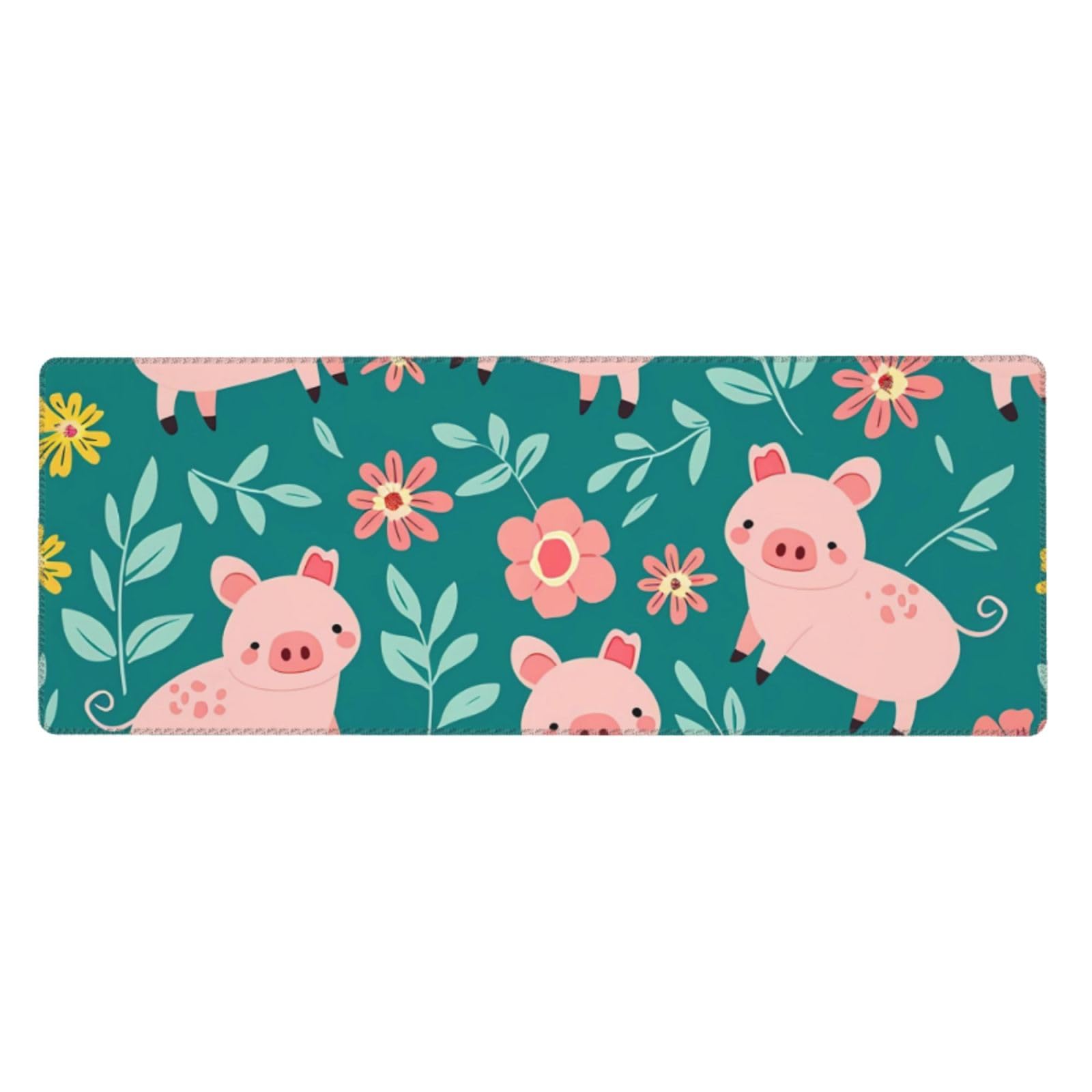 Tapis de souris de jeu cochon antidérapant pour setup stable - 8