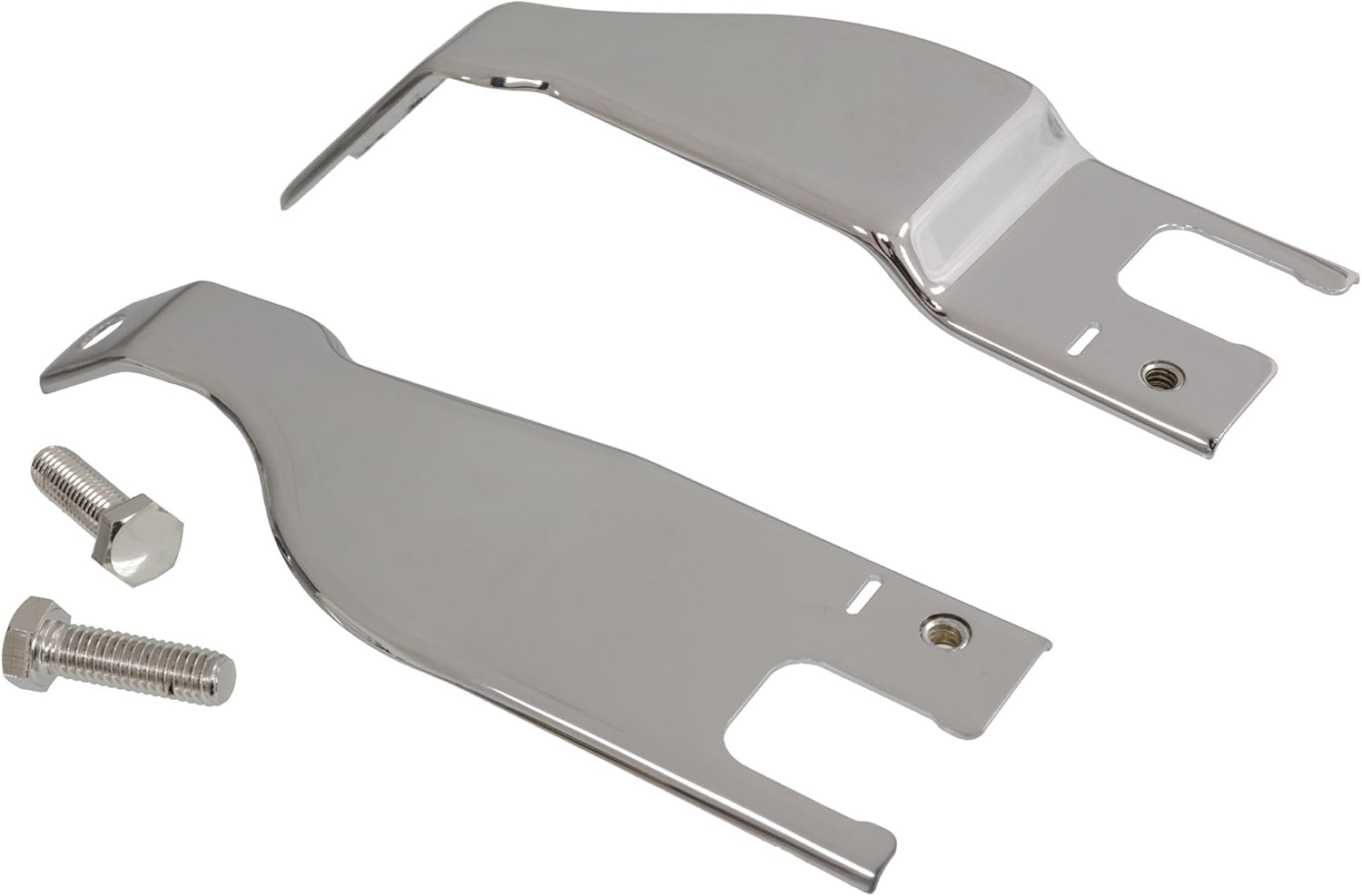 1975-1977 Corvette Distributor Top Shield Brackets Chrome