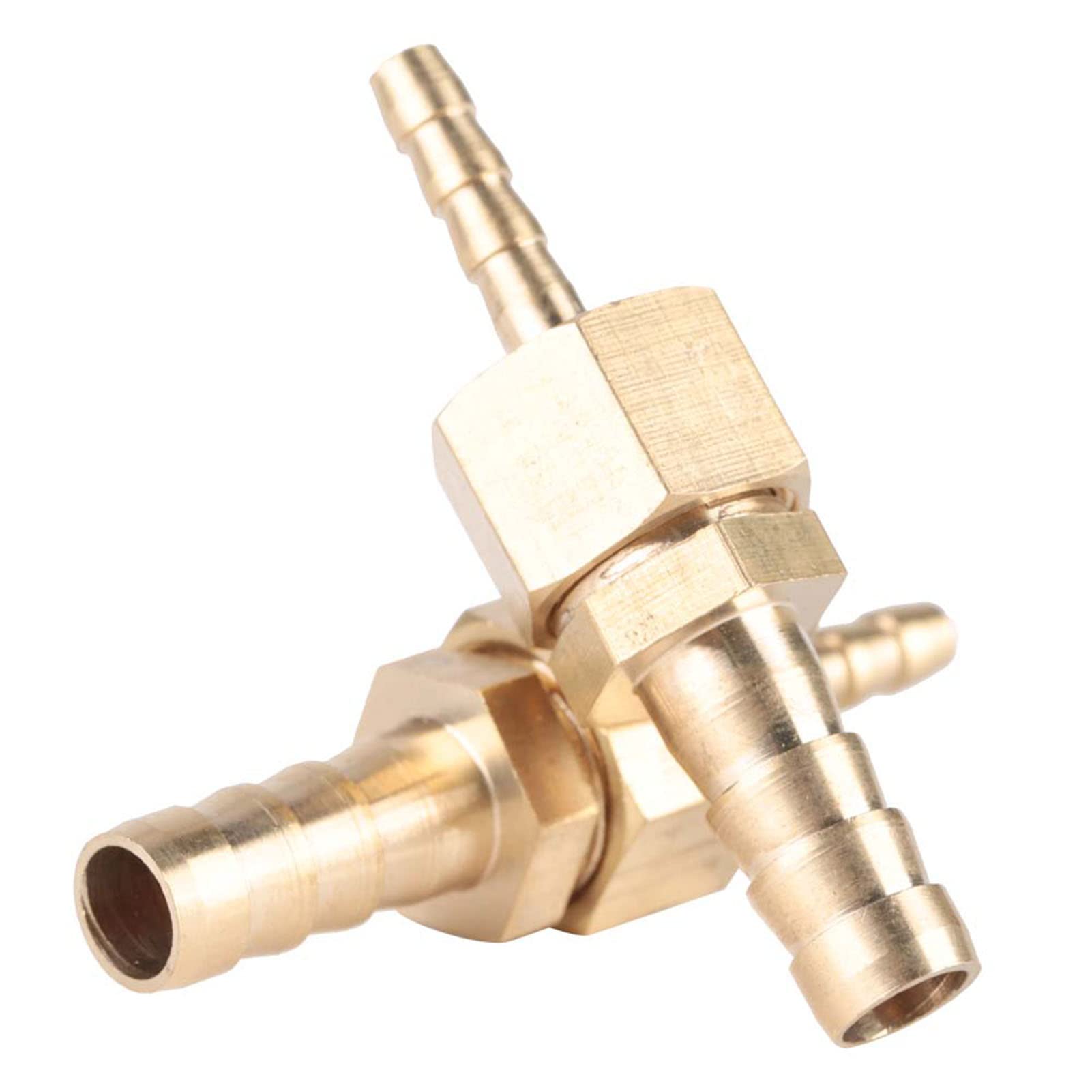 Produktbild von 4x Messing Schlauchadapter 8mm Auf 6mm – Reduzierstück Für Kraftstoff, Wasser, Luft, Öl – Reparaturset