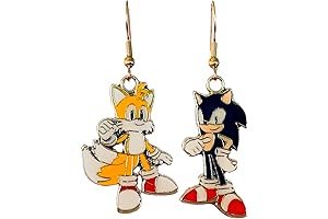 Adorable Sonic the Hedgehog Stud Earrings for Kids and Adults