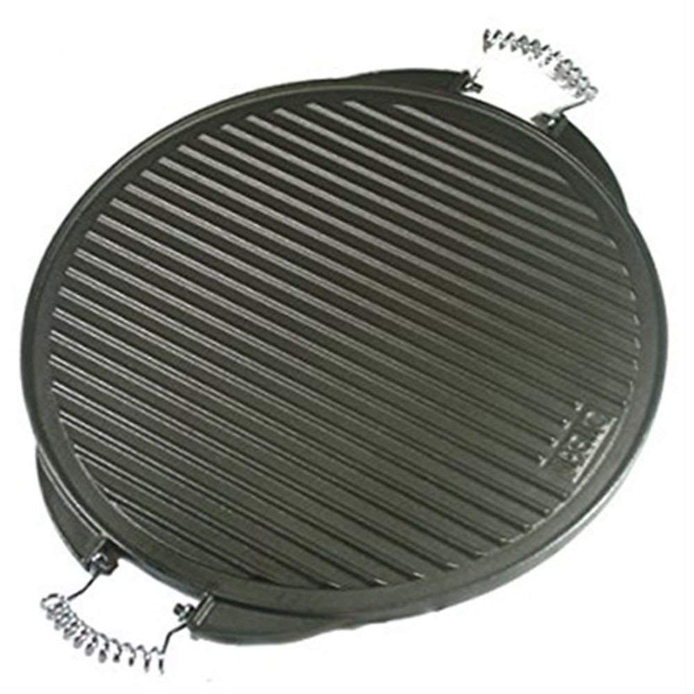La Ideal Redondo Plancha de Hierro Fundido, Negro, 65 cm