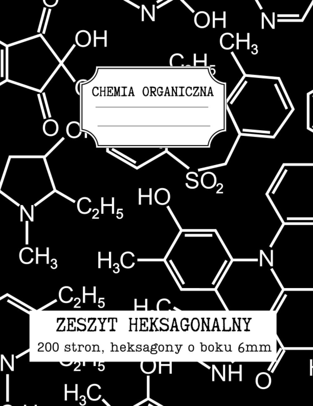 Notes do chemii organicznej, Papier w kratkę heksagonalną:: zeszyt w heksagony