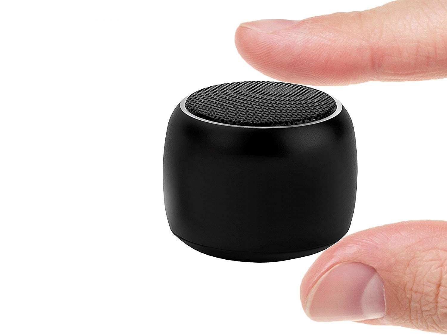 OKAGNLY Ultra Super Mini Boost 3.7 Watt Wireless Bluetooth Portable Speaker (3Cm Black)