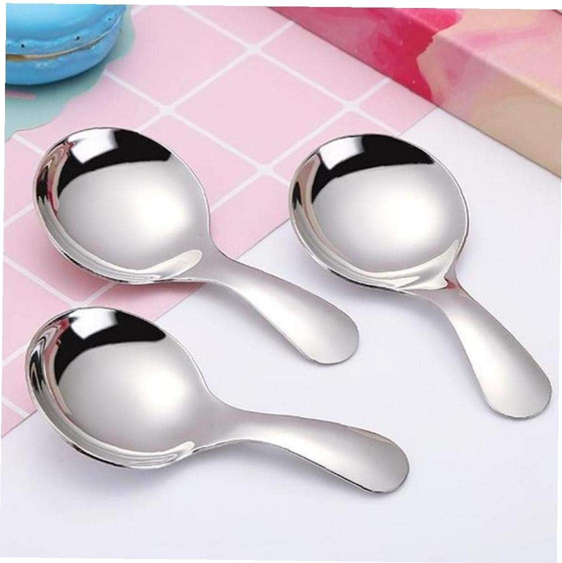 Set De 6 Cuillères à Dessert Créatives En Acier Inoxydable Doré - Cuillères à Thé, Café Et Apéritifs Avec Design Feuille Élégant