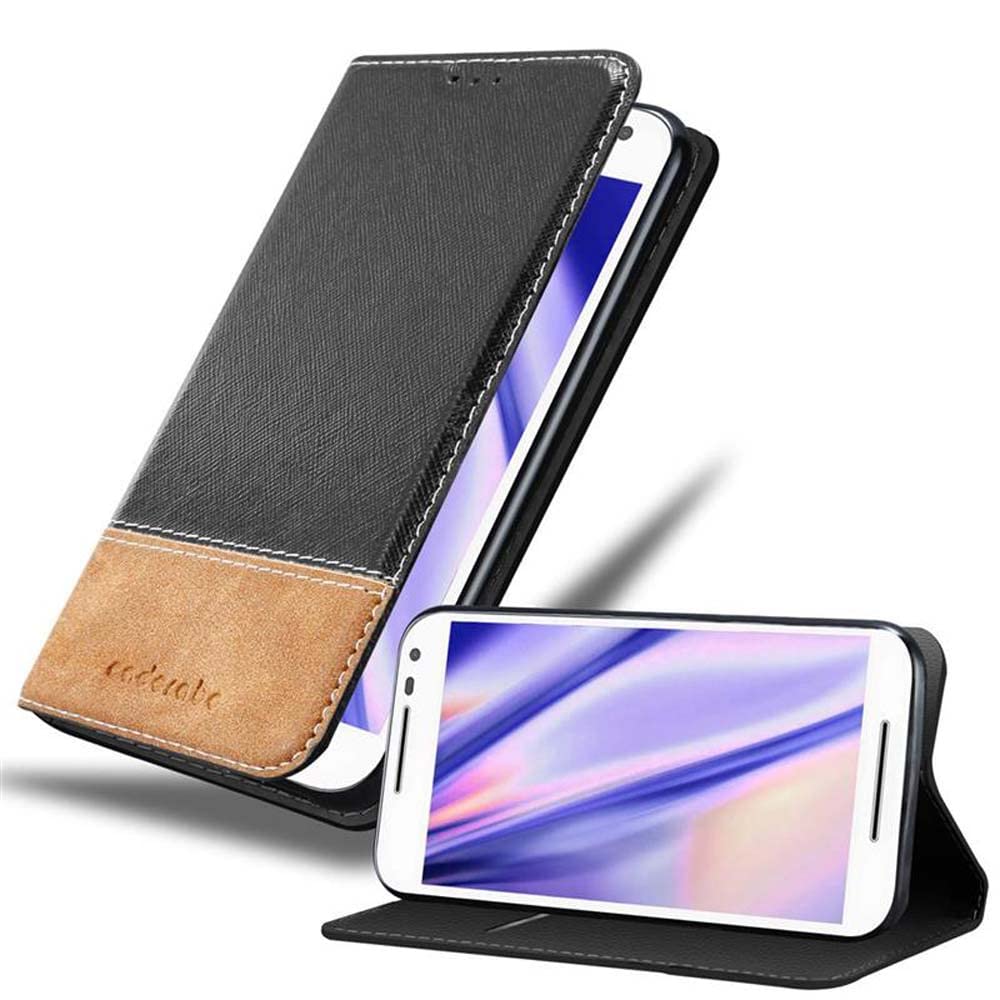 Cadorabo Custodia per Samsung Galaxy NOTE 3 in BRUNO CAFFÈ - Protezione in Stile Flip con Chiusura Magnetica - Case Cover Wallet Book Etui