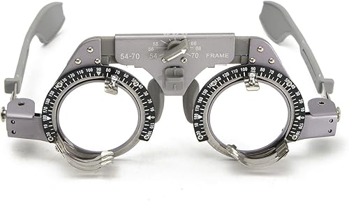 CGOLDENWALL marco de ensayo óptico de prueba marco de lente PD 2126-2756in titanio puro óptico titanio óptico prueba de optometría de ojos marco de