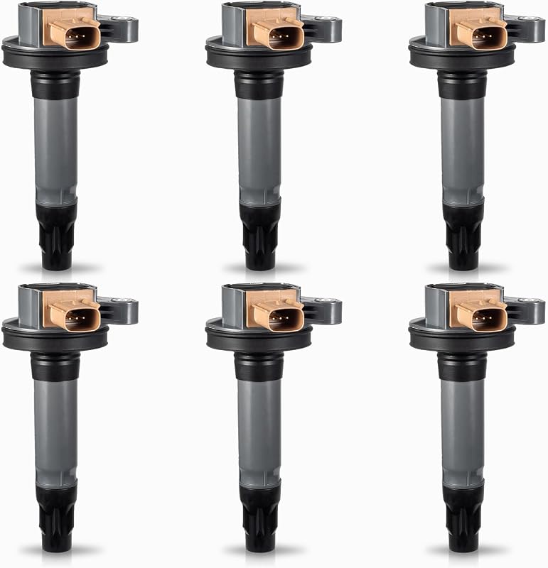 Kit de Bobinas de Ignição ENA UF646 12 V para Ford e Lincoln 3.5 V6 Turbo EcoBoost – Conjunto com 6 unidades
