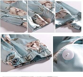 LOUNGE レディスベーシックシルクストレッチ パジャマ Mサイズ LOUNGE