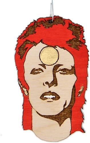 Rockstar Christmas Ornament | Ziggy Holiday Gift | Starman Rear View Mirror Hanging