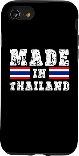 iPhone SE (2020) 7 8 Fabricado en Tailandia Tailandia Funda de bandera de Tailandia