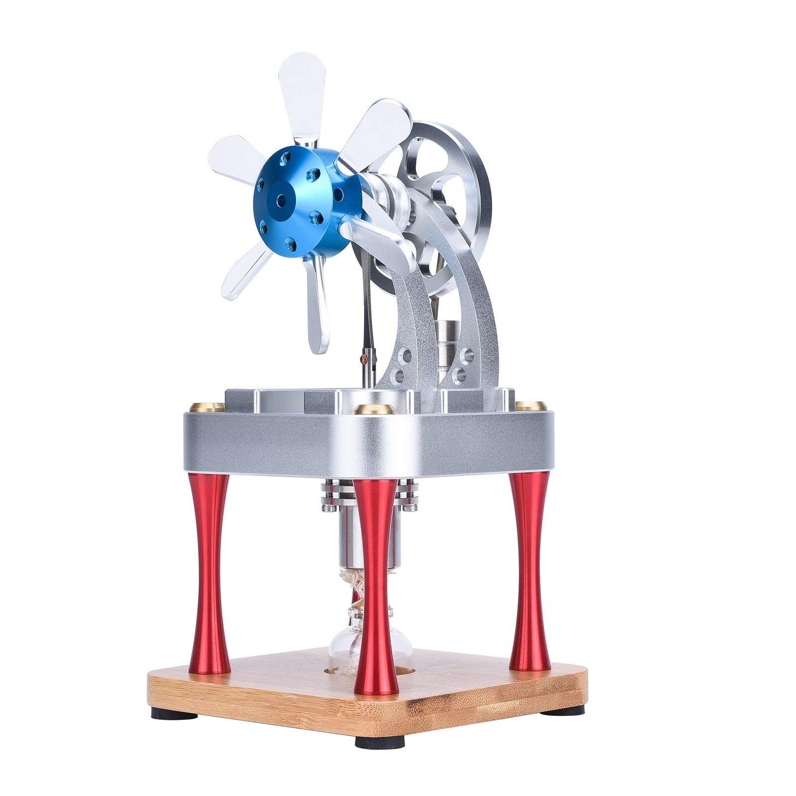 M16-CF Vertical Double Mount Fan High Temperature Stirling Engine for Demonstration and Research