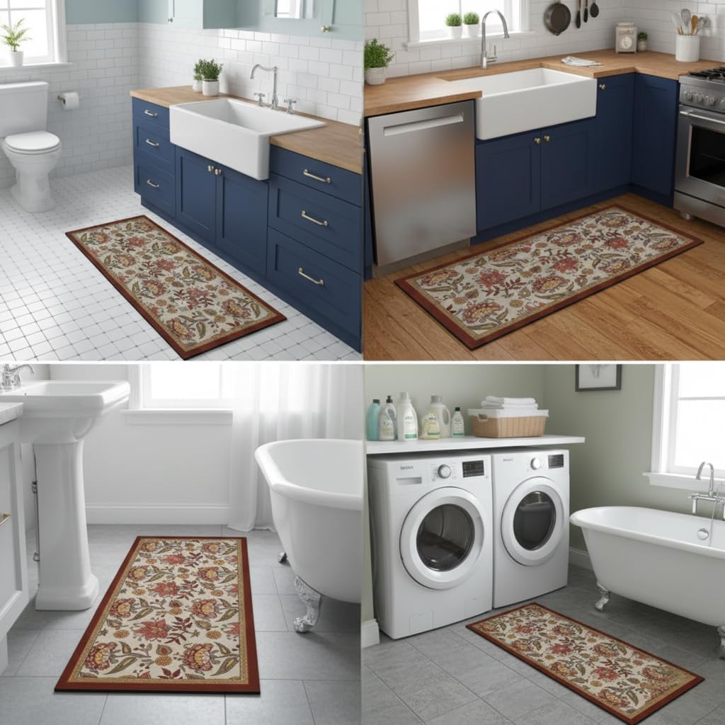 Yagzon Anti-Fatigue Kitchen Rugs - Comfort & Non-Slip -6