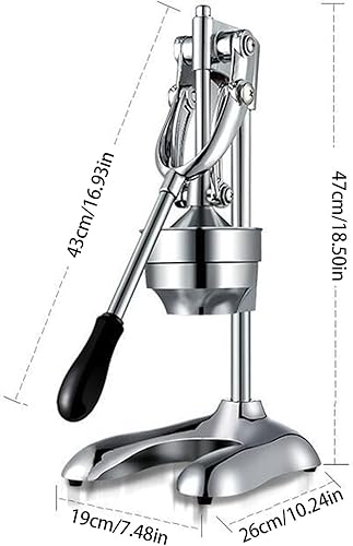 Miniatura 9 de 304 Stainless Steel Juicer For Lemon And Oranges Manual Juices Extractor With Ergonomic Handle Home Juices Squeezer Ergonomic Manual Juicer For
